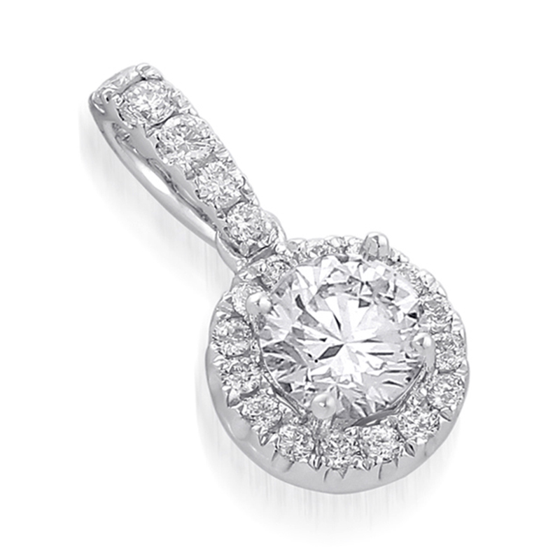 Solitairs Hanger Wit Goud 18 Karaat - 0873866
