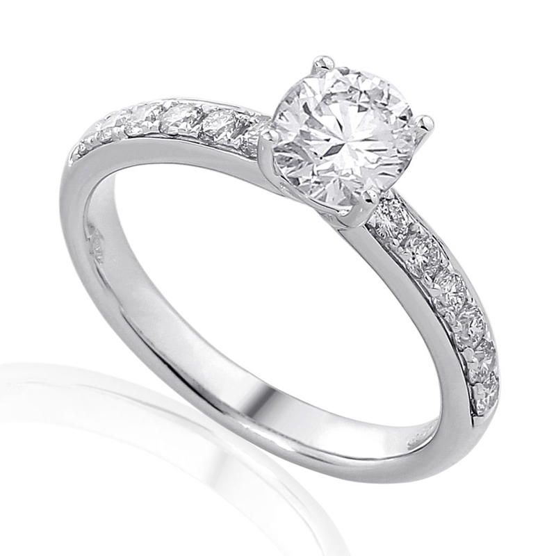  Ring Wit Goud 18 Karaat - 0892474