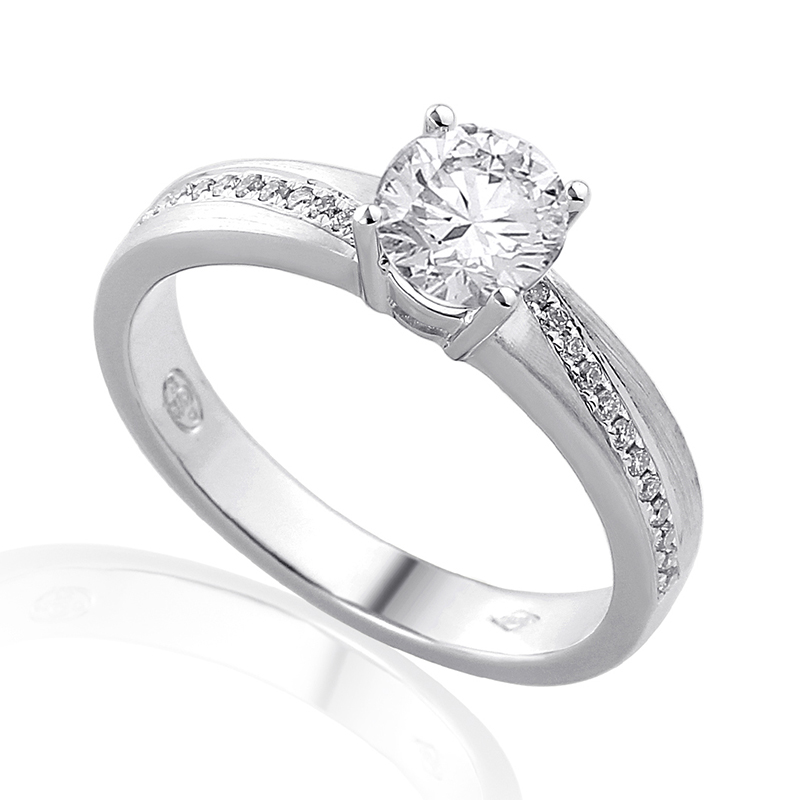  Ring Wit Goud 18 Karaat - 0892480