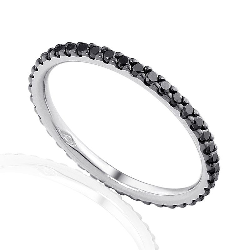 Full Eternity Ring White Gold 18 Carats - 0907950