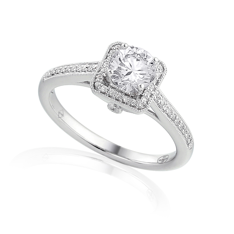 Solitairs Ring Wit Goud 18 Karaat - 0983760