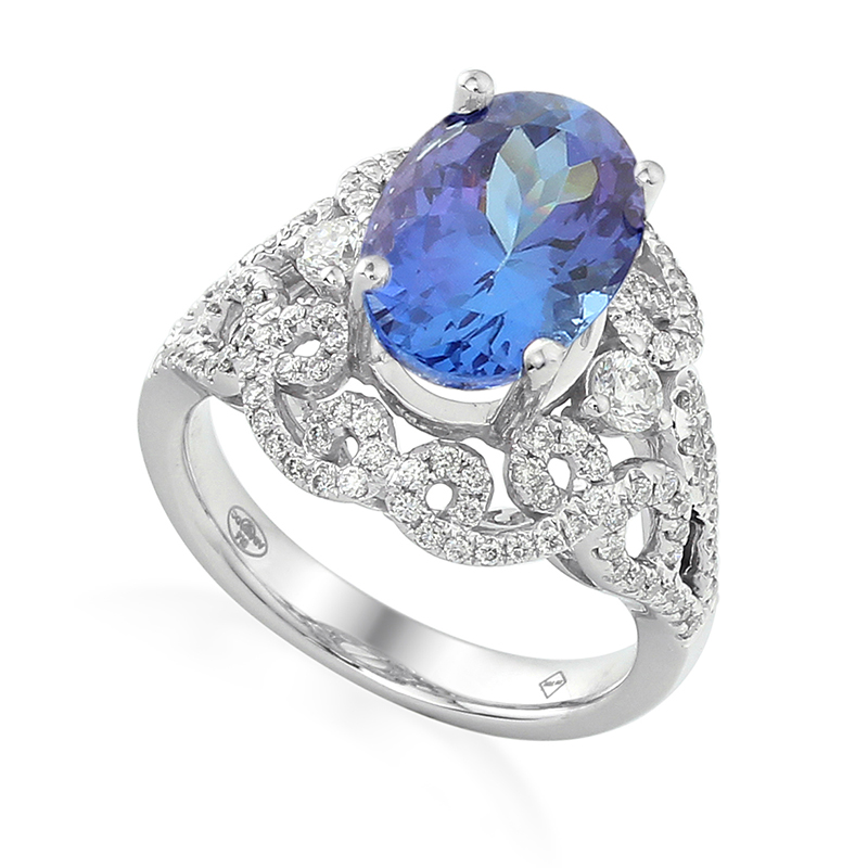 Solitairs Ring Wit Goud 18 Karaat - 0983785
