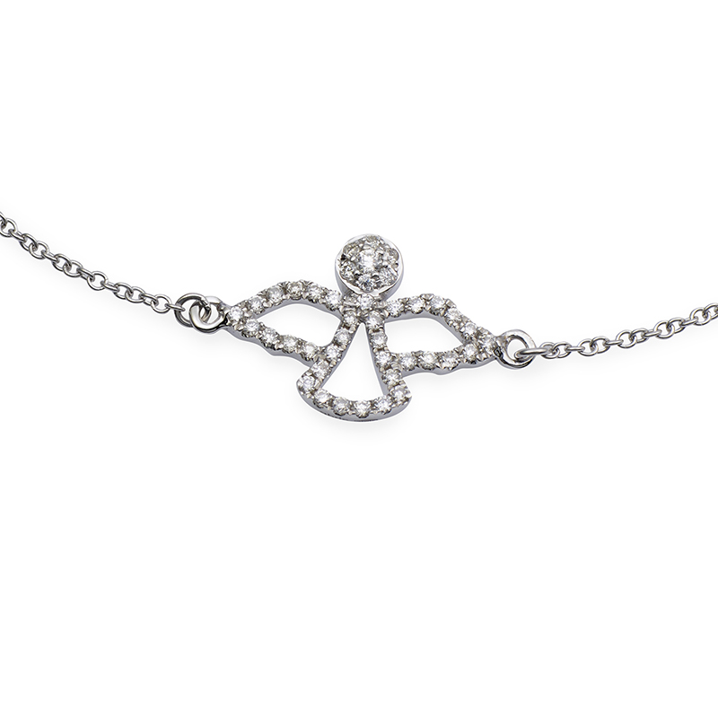 Solitairs Armband Wit Goud 18 Karaat - BR0093D