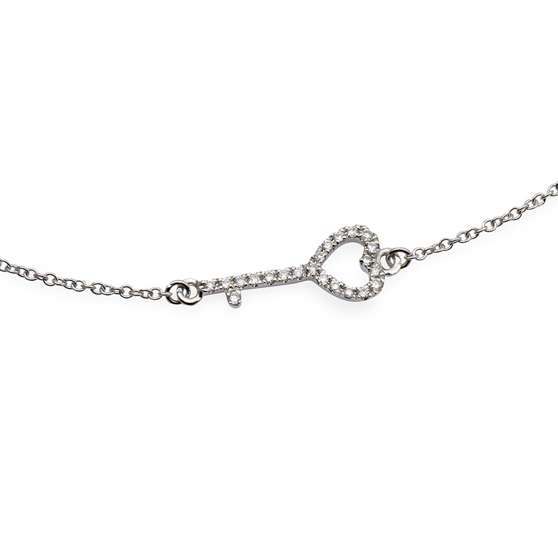 Solitairs Armband Wit Goud 18 Karaat - BR0099D