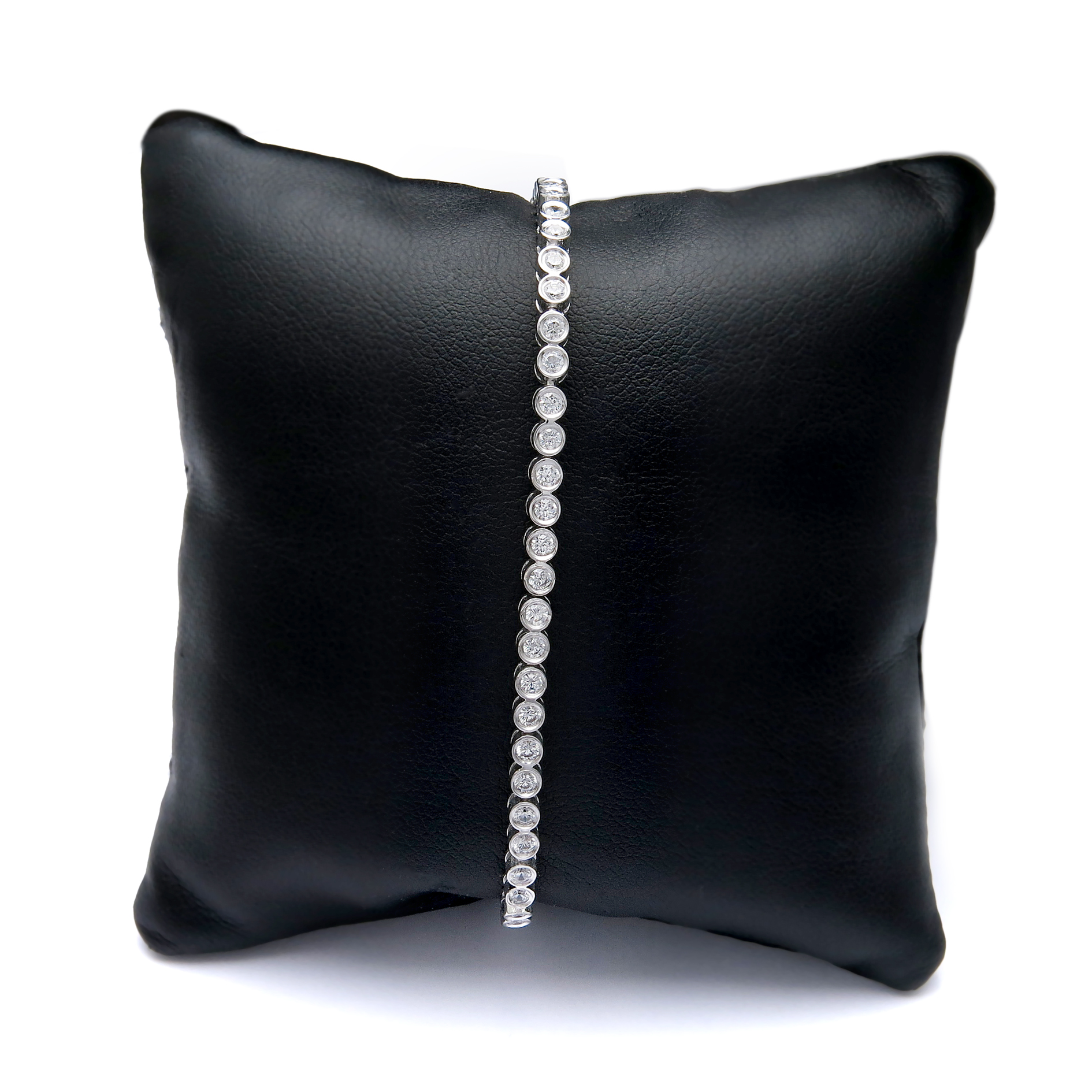 Solitairs Armband Wit Goud 18 Karaat - BRC0005