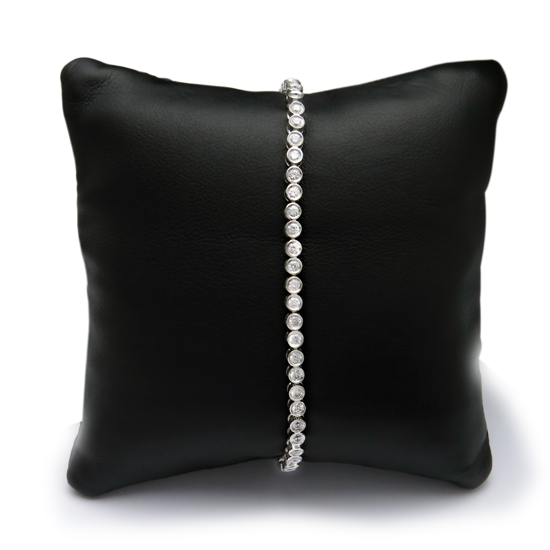 Solitairs Armband Wit Goud 18 Karaat - BRC0036-1